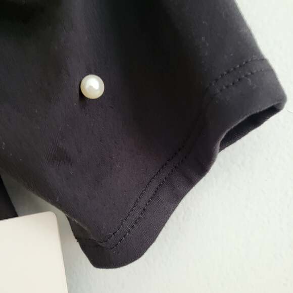New Love wins black tee with pearl sleeves - Picture 3 of 5